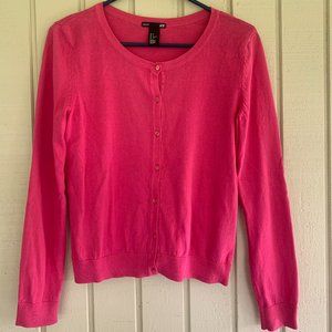 H&M Hot Pink Cardigan